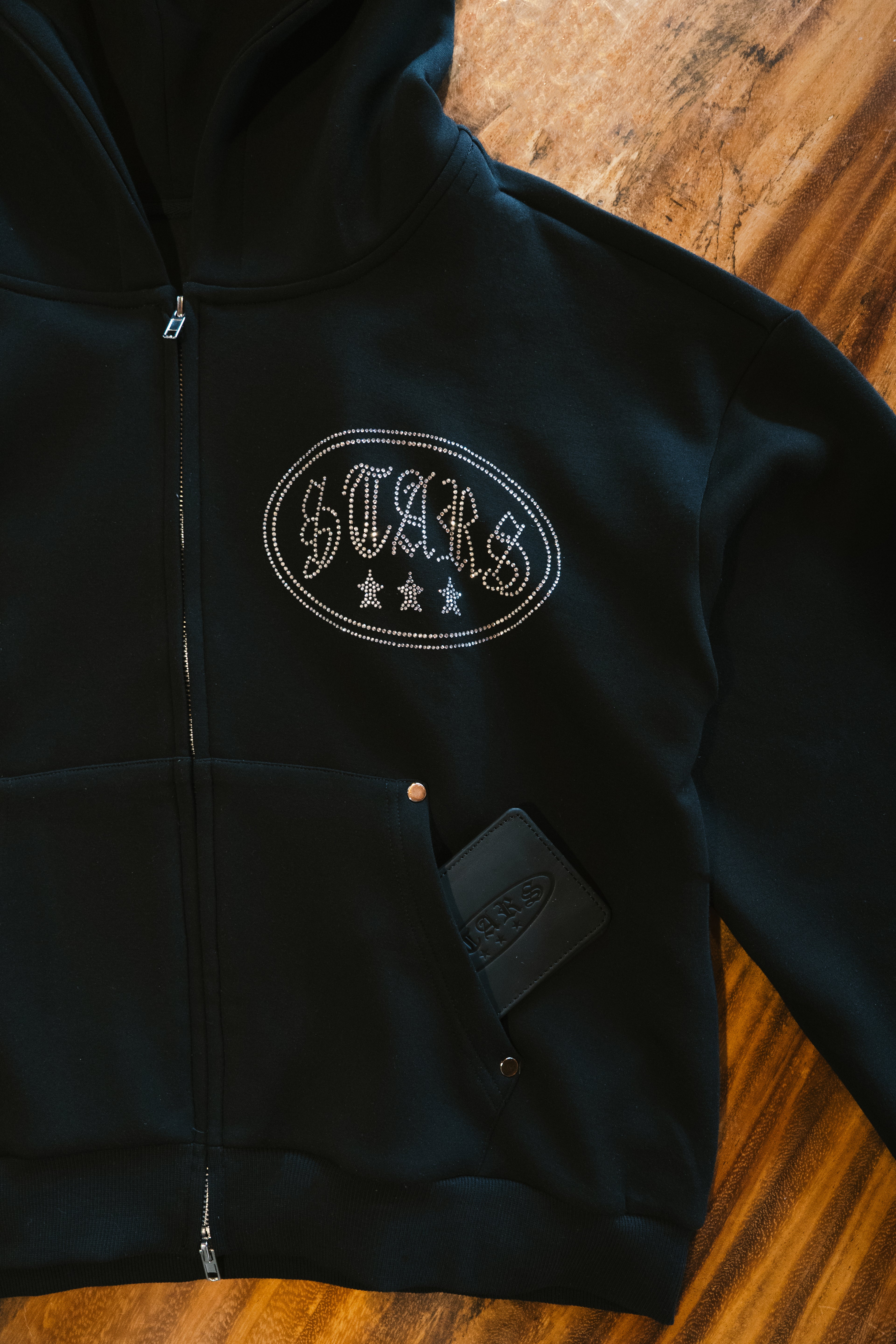 Hoodie Double Zipper