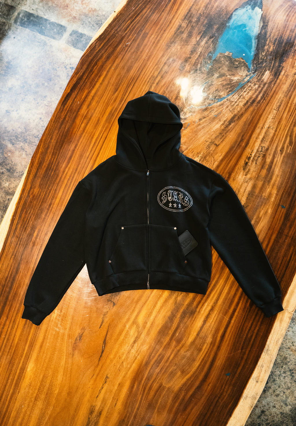 Hoodie Double Zipper
