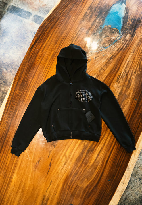 Hoodie Double Zipper